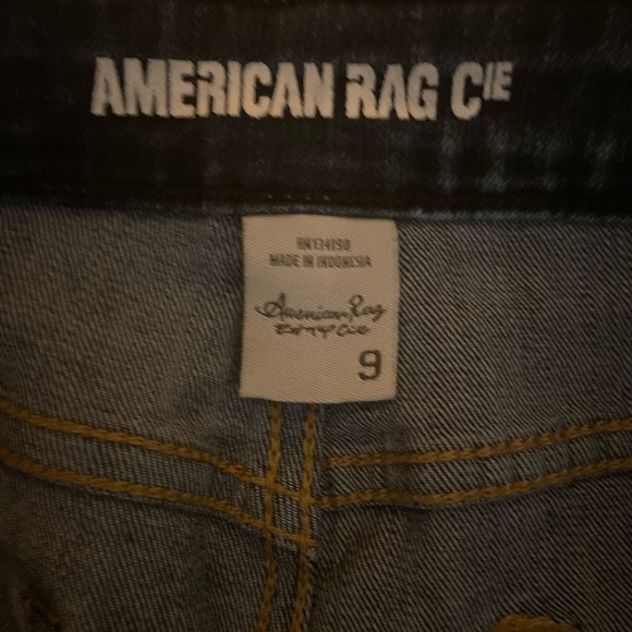 AMERICAN RAG Button Fly High Rise Kick Flare Jeans Size 9 - Picture 4 of 6